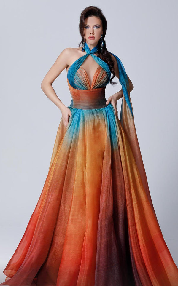 ELITA | Strappy Shimmer Glitter Red Formal Dress – Envious Bridal & Formal
